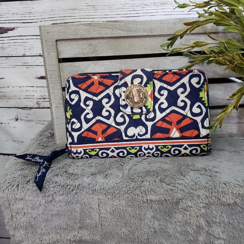EUC Vera Bradley Turnlock Wallet - Picture 2 of 8